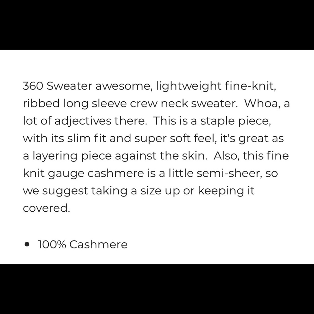 360 cashmere sweater - Picture 5 of 5